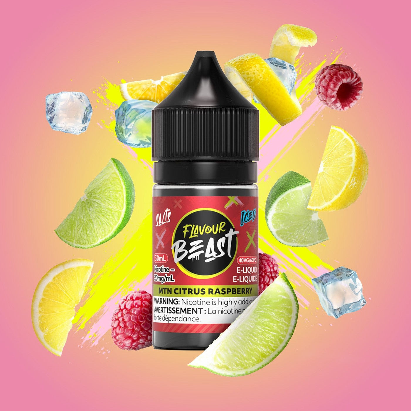 MTN CITRUS RASPBERRY ICED FLAVOUR BEAST