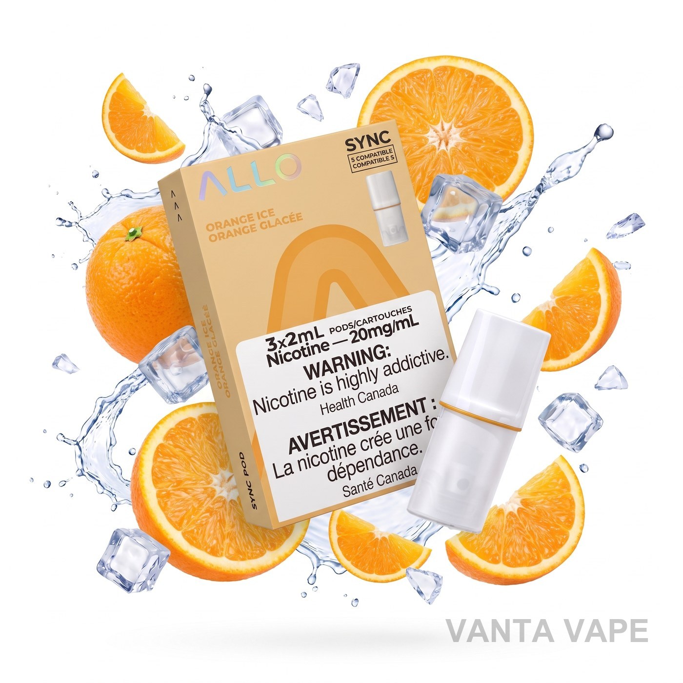 ORANGE ICE ALLO SYNC POD PACK