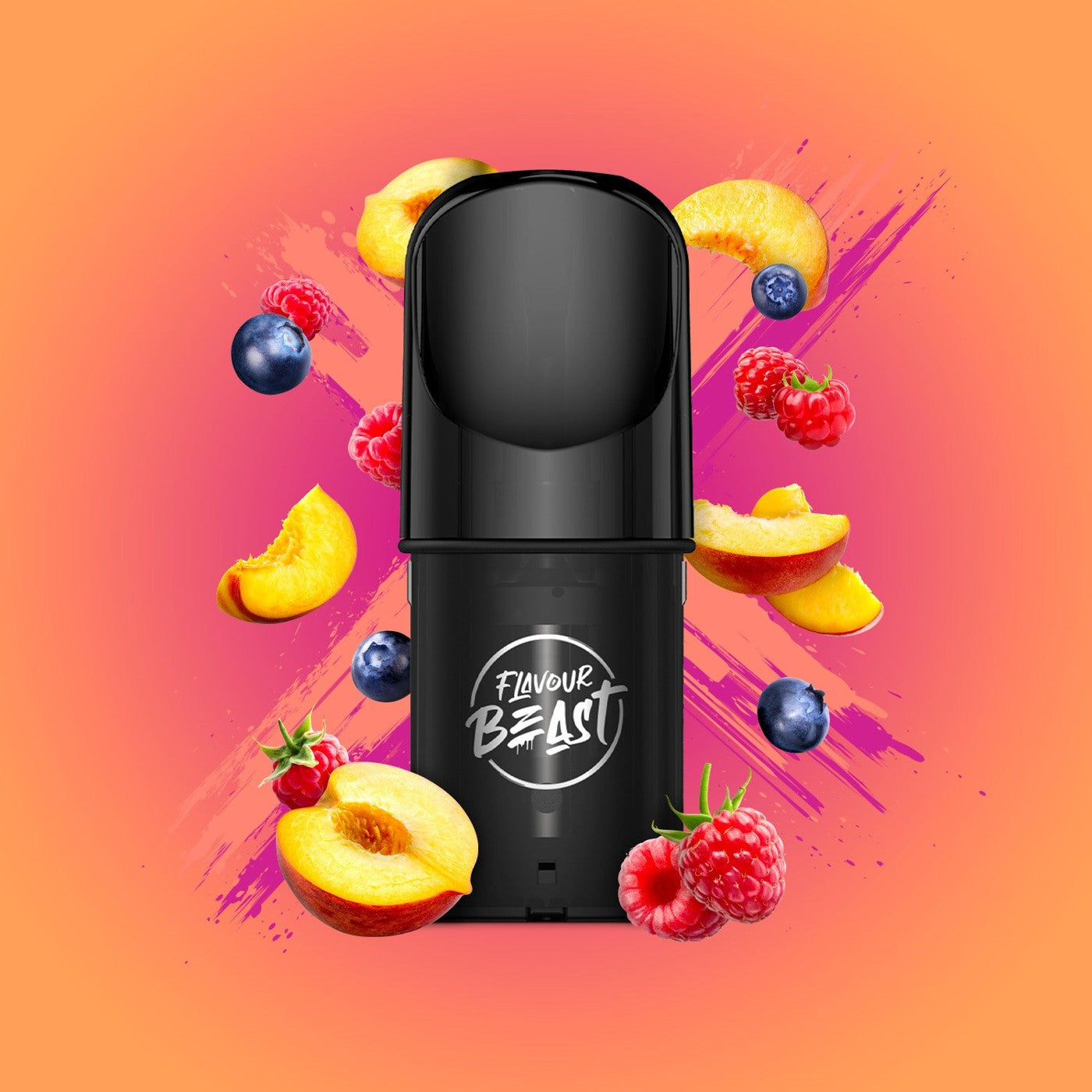 PACKIN' PEACH BERRY FLAVOUR BEAST POD PACK