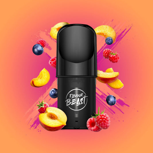 PACKIN' PEACH BERRY FLAVOUR BEAST POD PACK