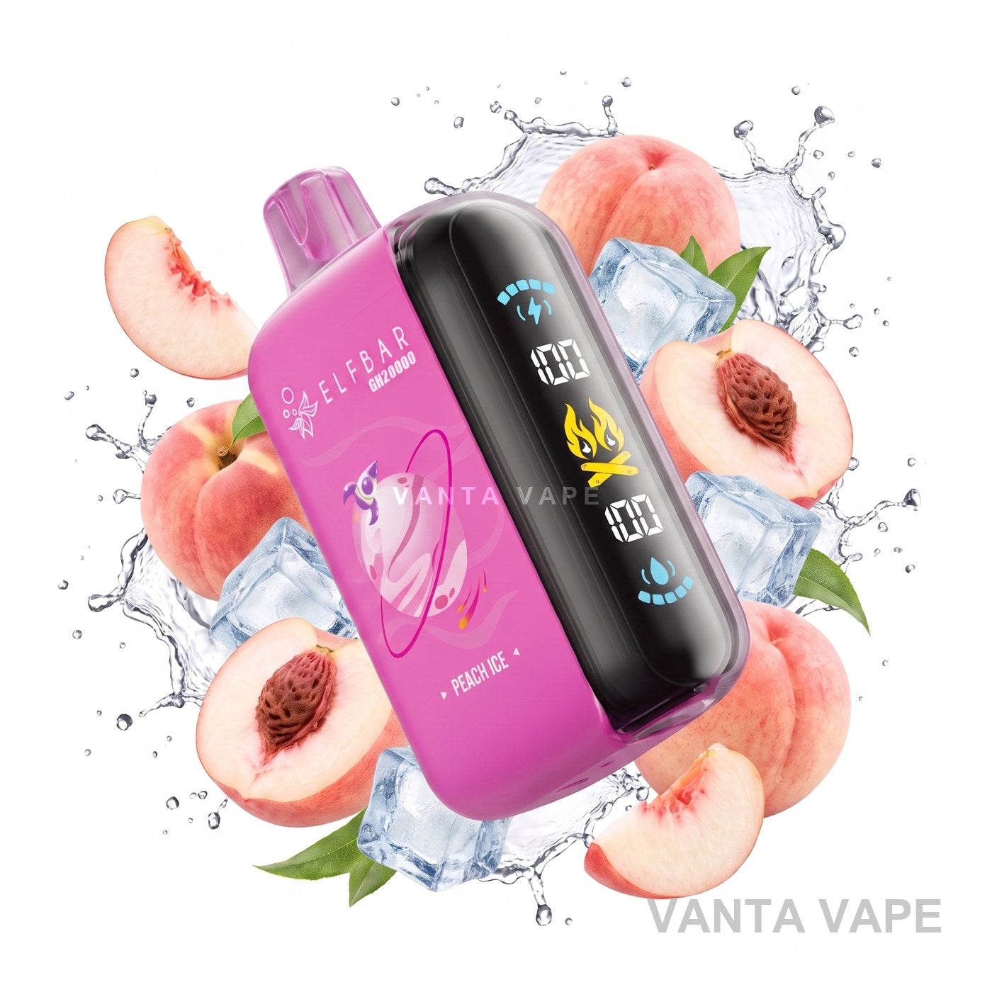 PEACH ICE ELF BAR GH20000