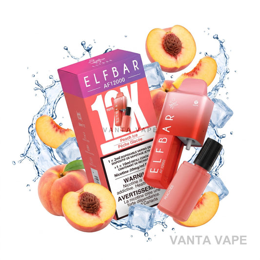 PEACH ICE ELF BAR AF12000