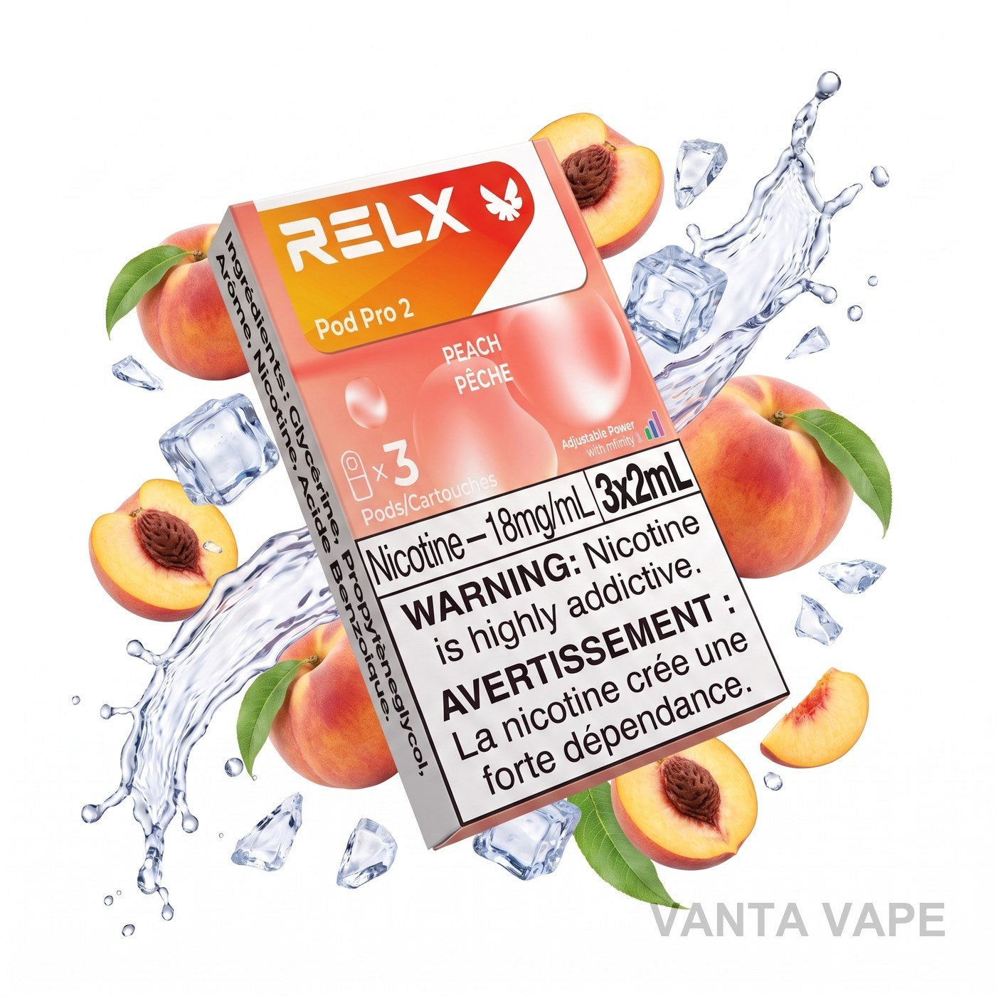 PEACH RELX PRO 2 POD PACK