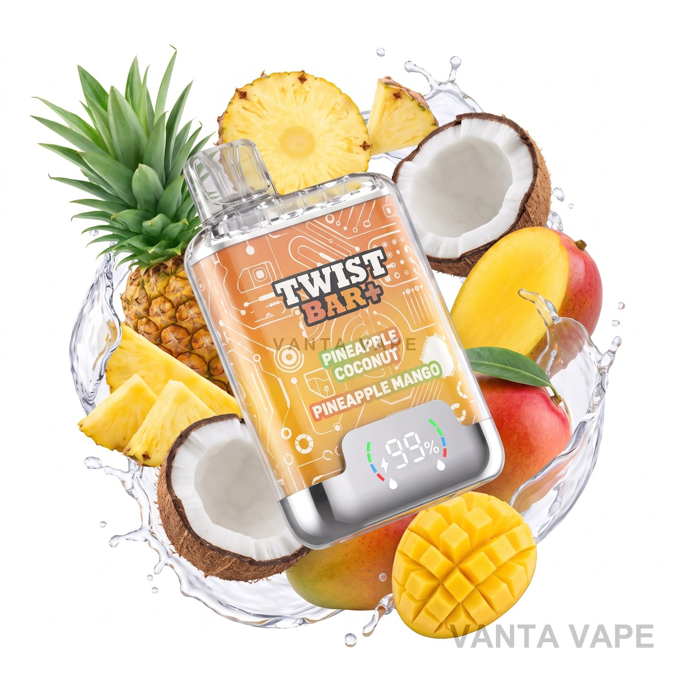 PINEAPPLE COCONUT + PINEAPPLE MANGO TWIST BAR+