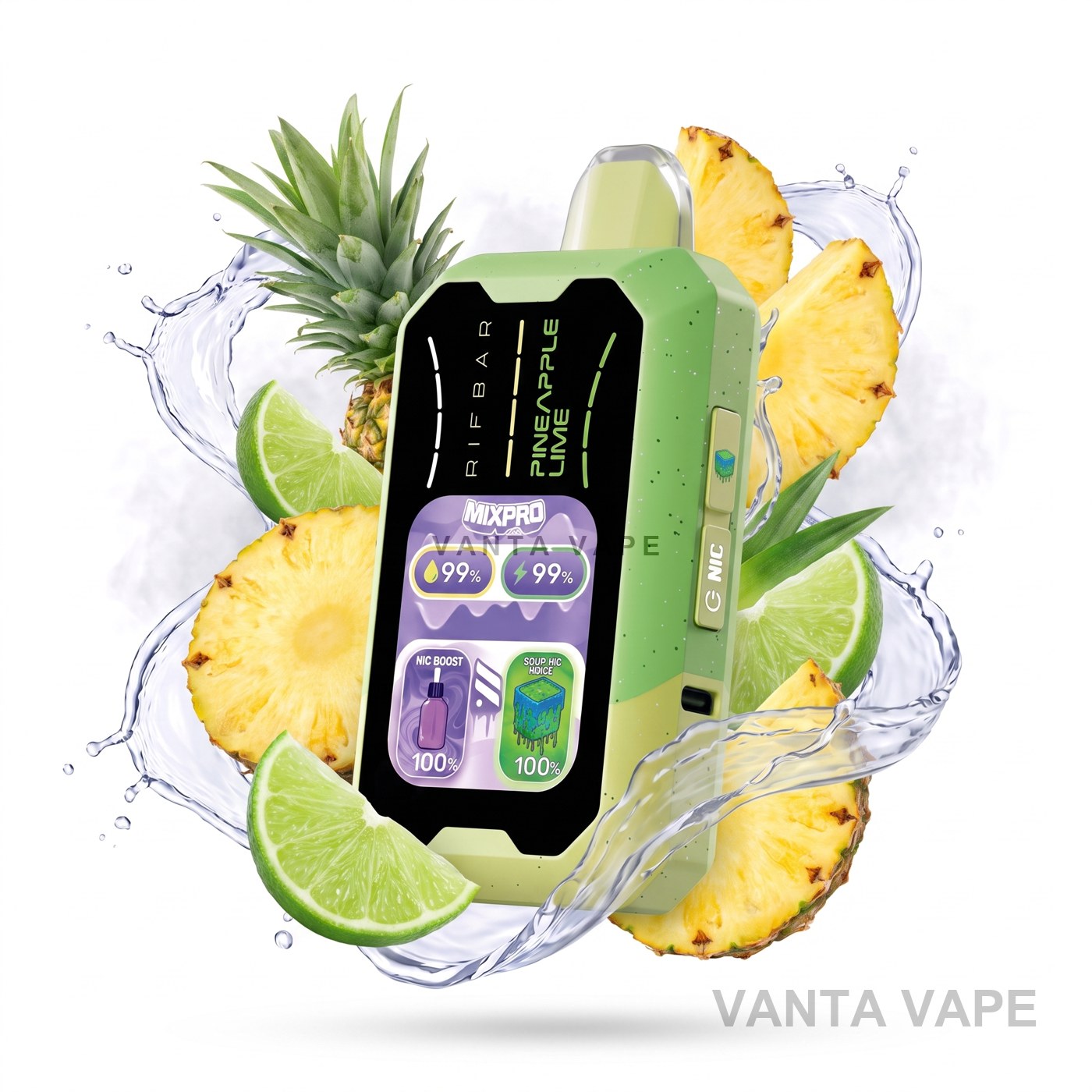 PINEAPPLE LIME RIFBAR MIXPRO 40K