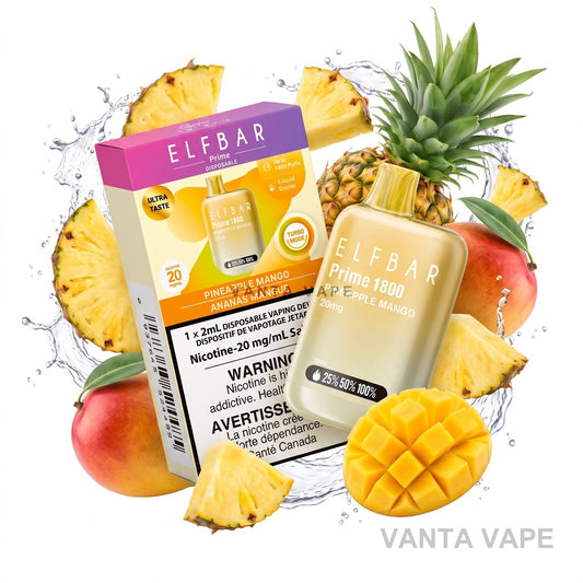 PINEAPPLE MANGO ELF BAR PRIME 1800