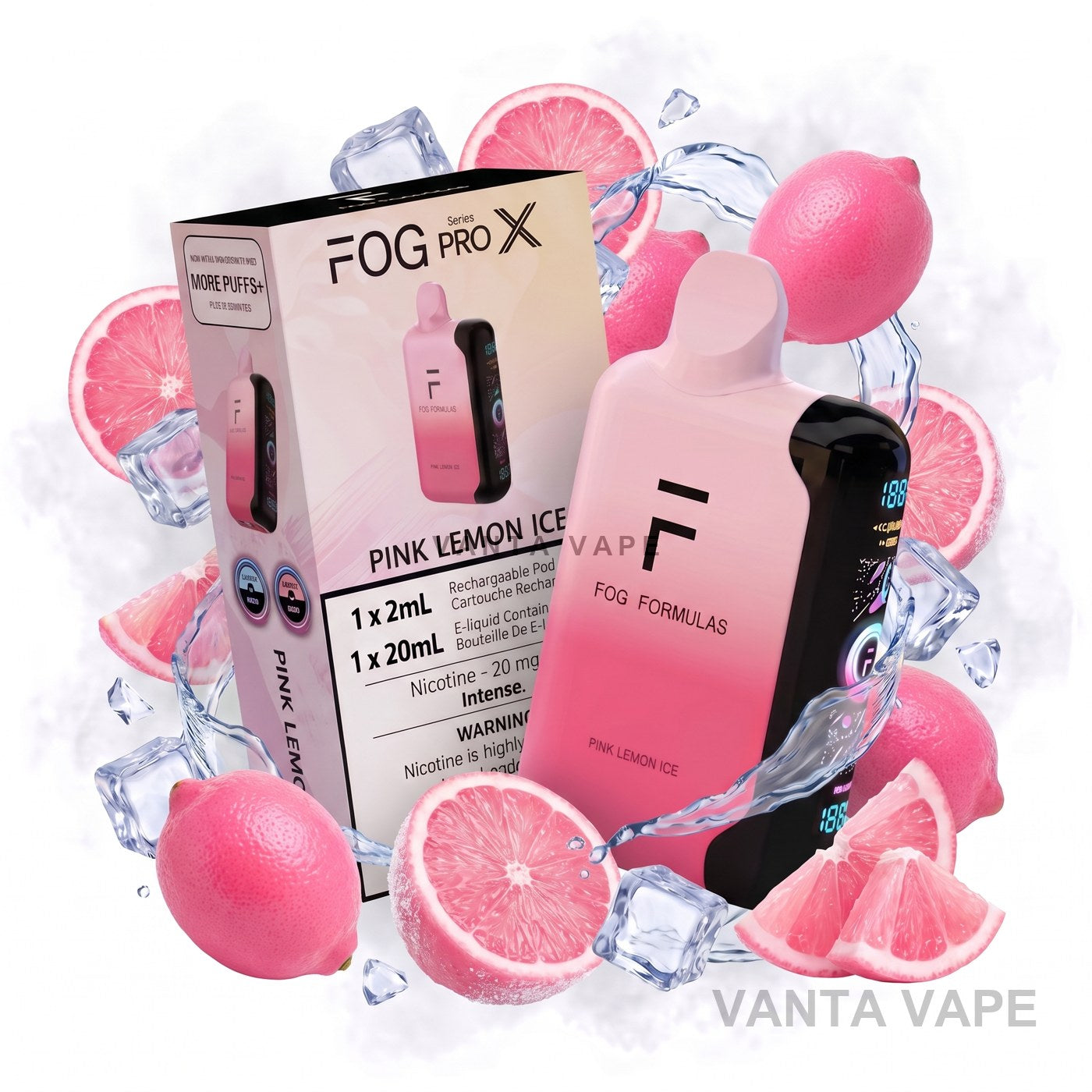 PINK LEMON ICE FOG PRO X