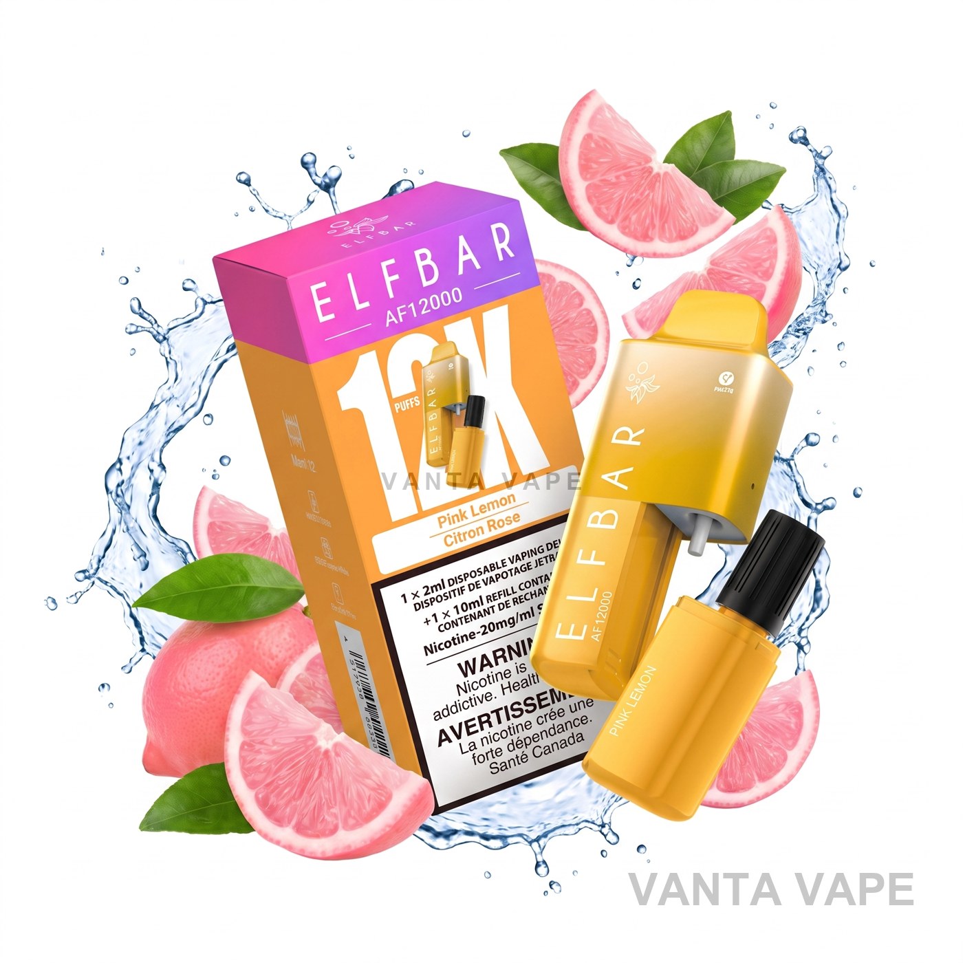 PINK LEMON ELF BAR AF12000