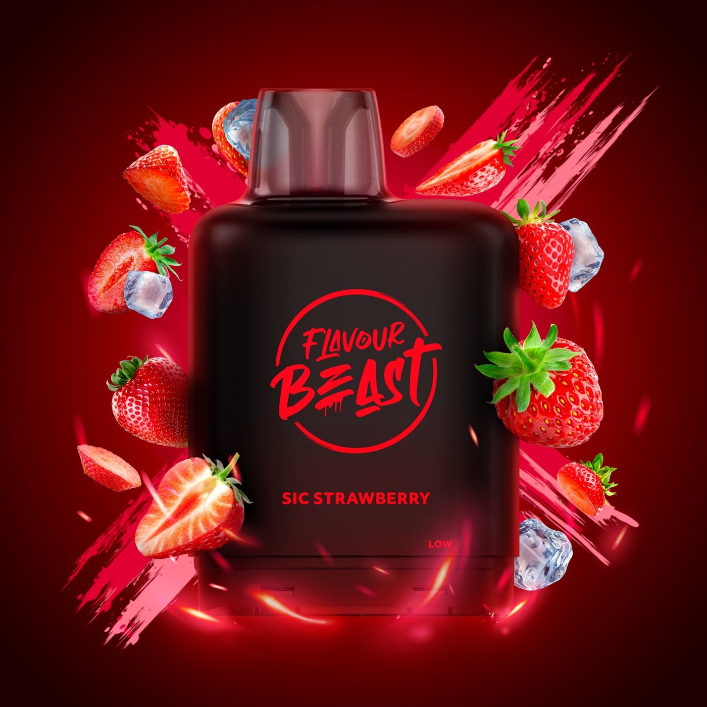 SIC STRAWBERRY ICED LEVEL X BOOST G2 32K POD