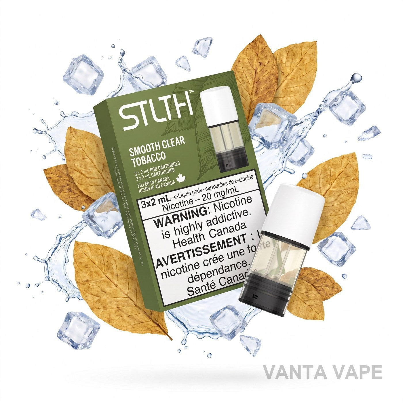 SMOOTH CLEAR TOBACCO STLTH POD PACK