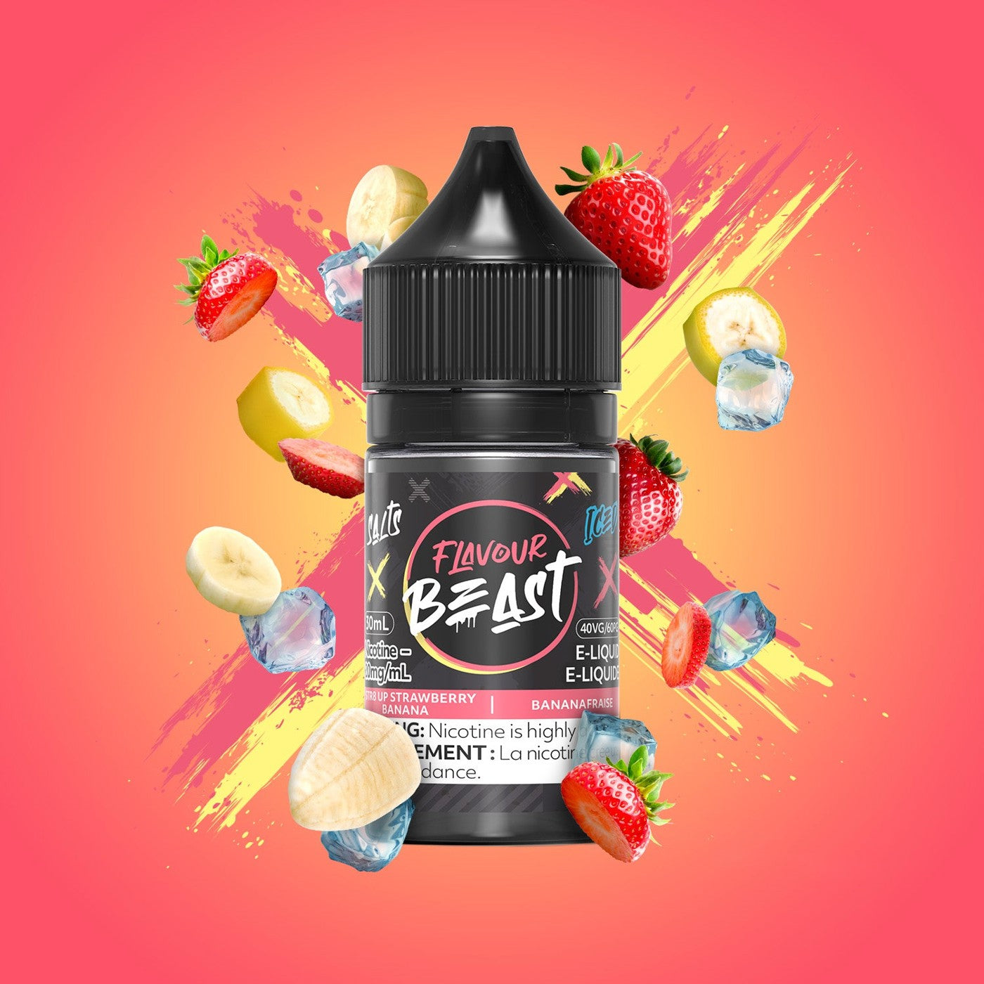 STR8 UP STRAWBERRY BANANA ICED FLAVOUR BEAST