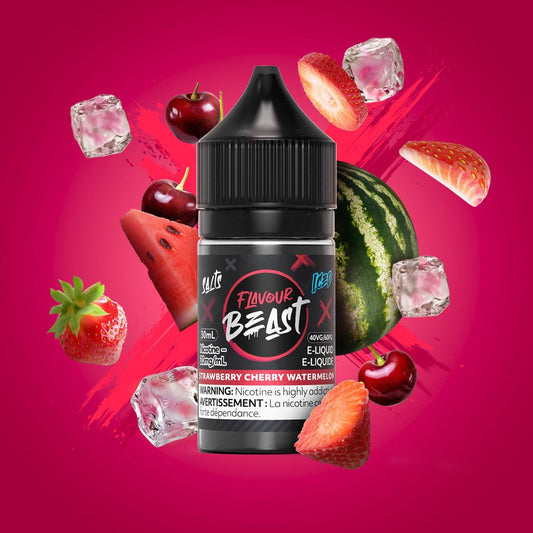 STRAWBERRY CHERRY WATERMELON ICED FLAVOUR BEAST