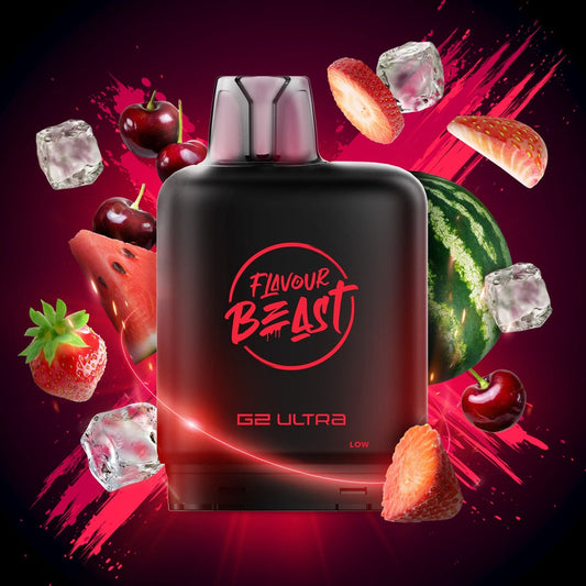 STRAWBERRY CHERRY WATERMELON (ICED) LEVEL X G2 ULTRA 50K POD