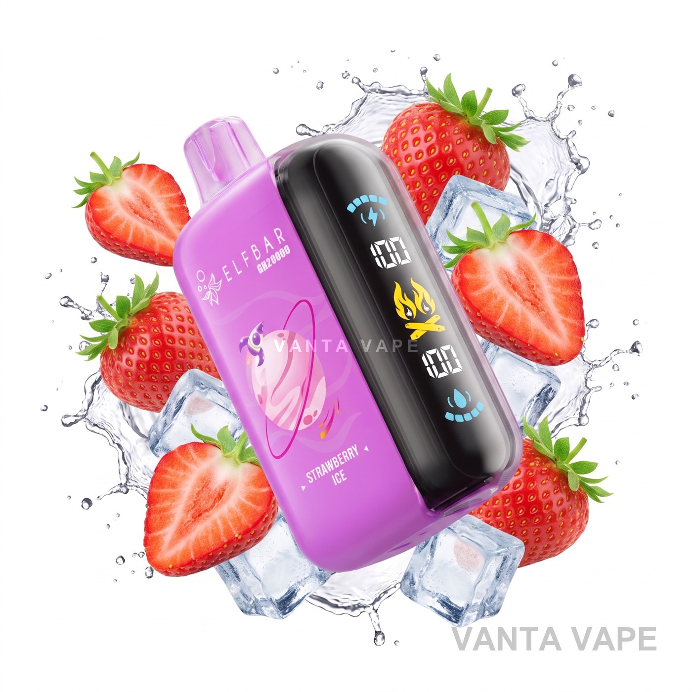 STRAWBERRY ICE ELF BAR GH20000