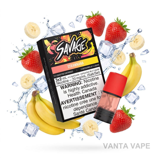 STRAWNANA SAVAGE STLTH POD PACK