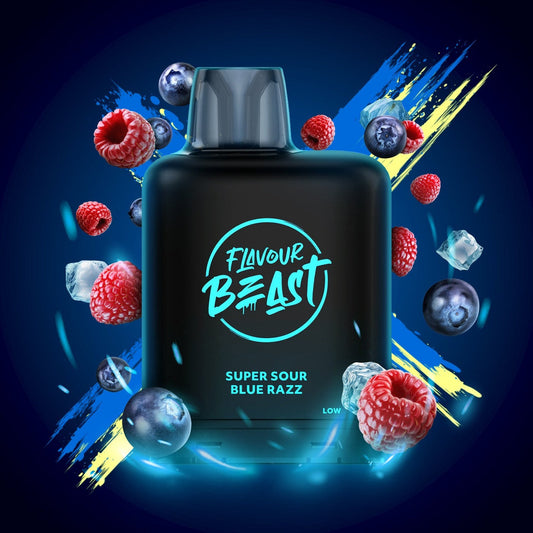 SUPER SOUR BLUE RAZZ ICED LEVEL X BOOST G2 32K POD