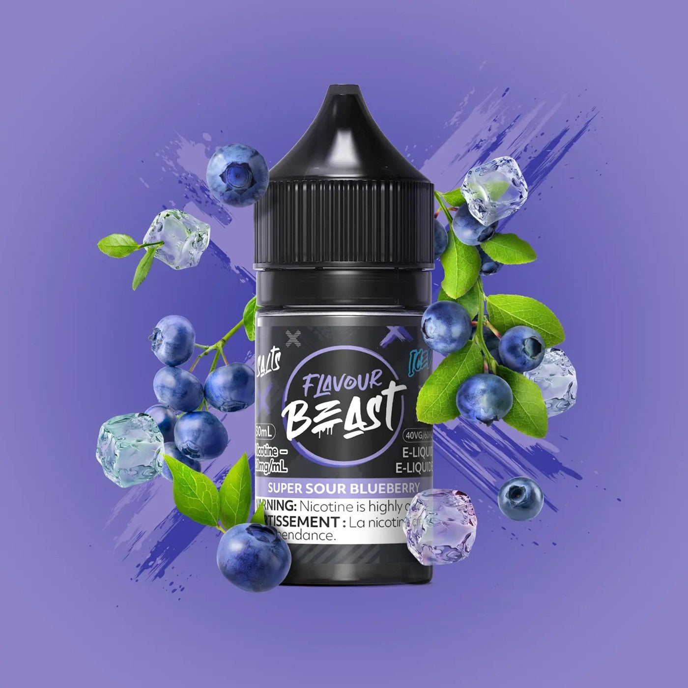 SUPER SOUR BLUEBERRY ICED FLAVOUR BEAST