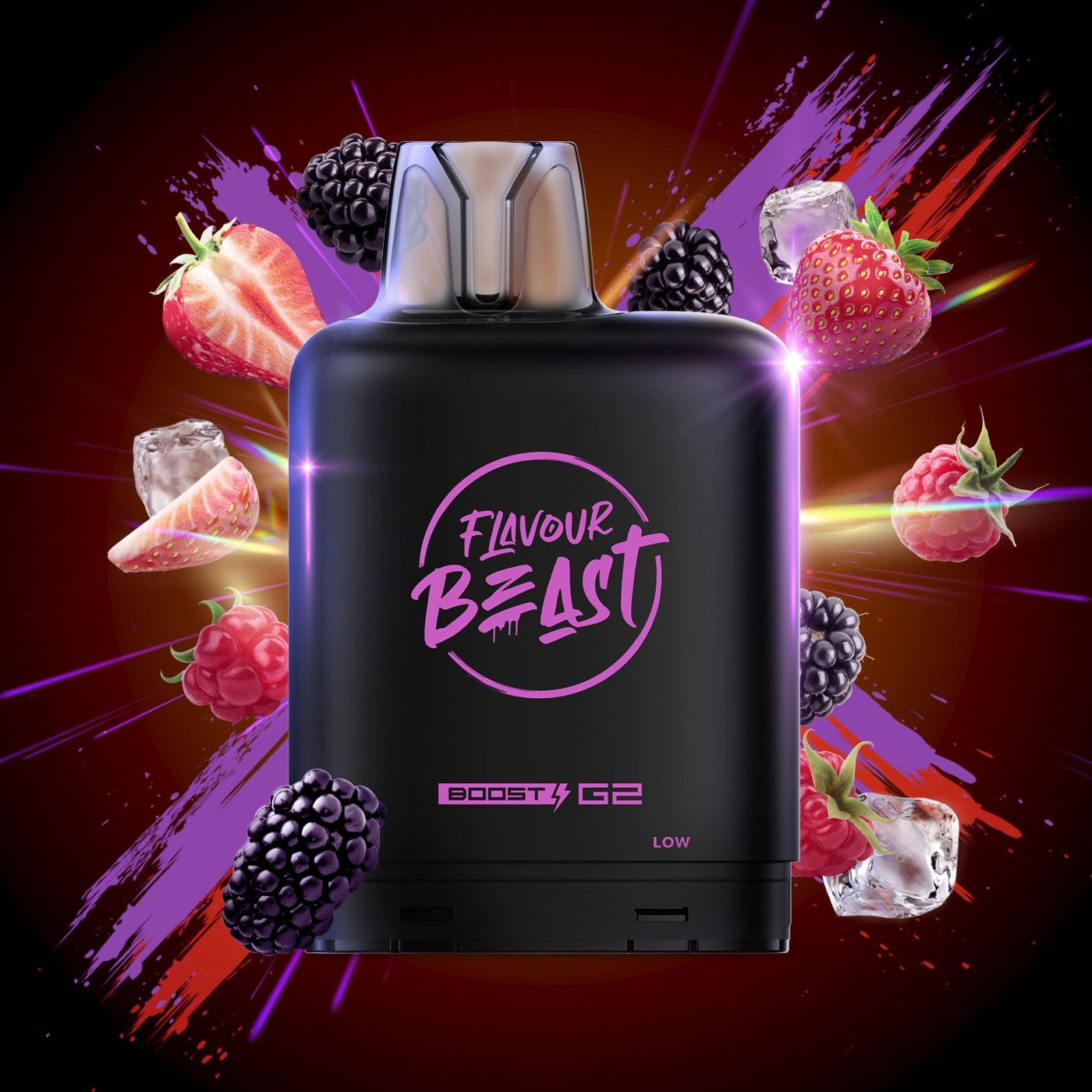 TANGY BERRIES (ICED) LEVEL X BOOST G2 32K POD