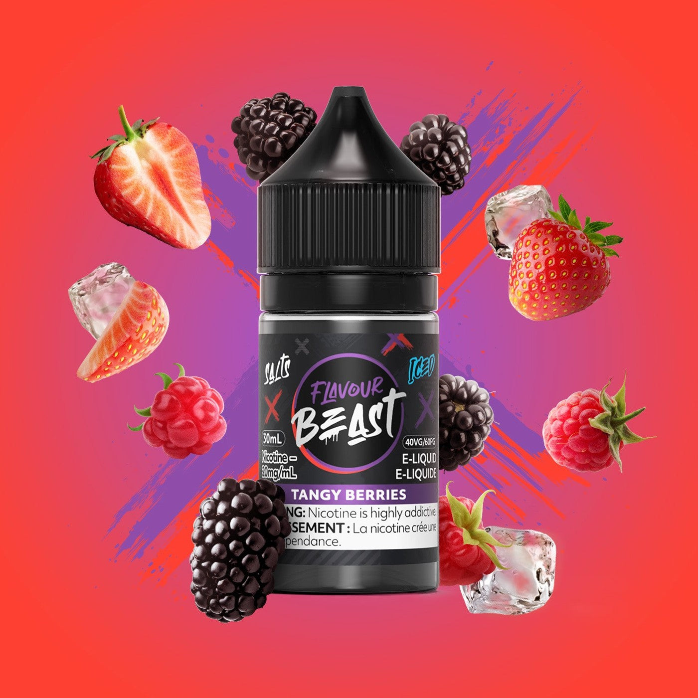 TANGY BERRIES ICED FLAVOUR BEAST