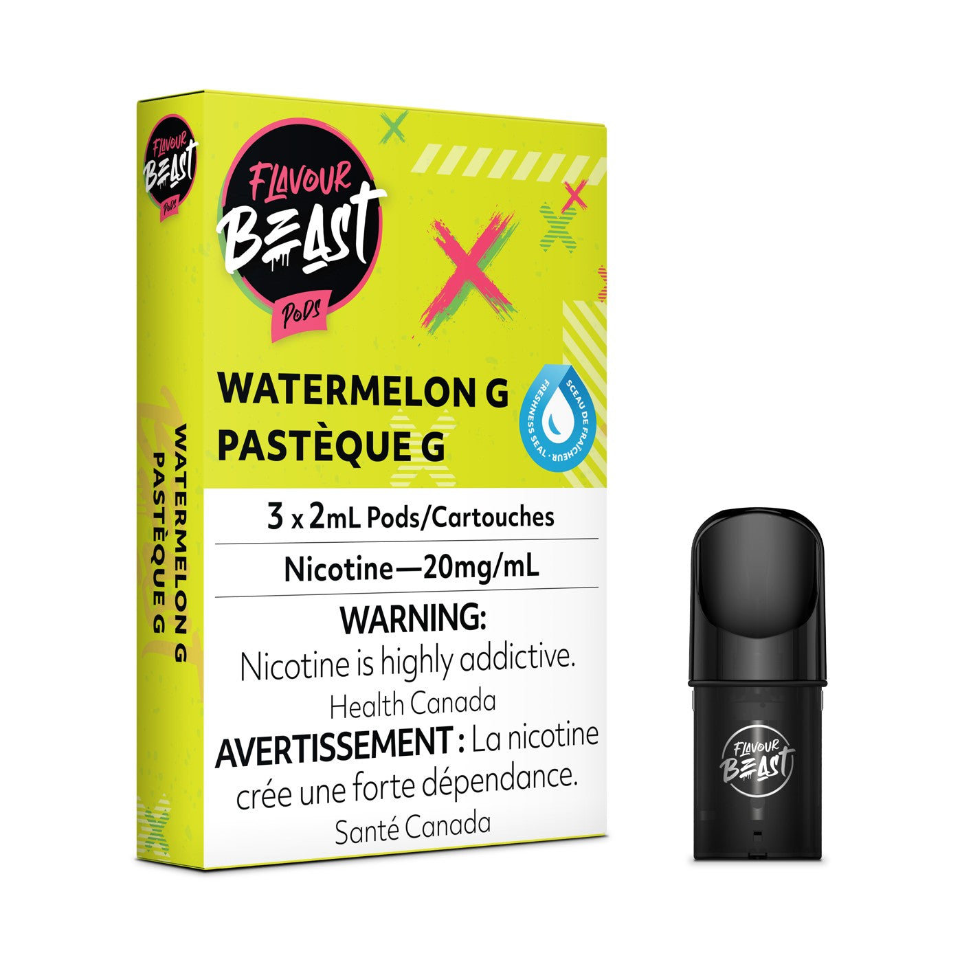 WATERMELON G FLAVOUR BEAST POD PACK