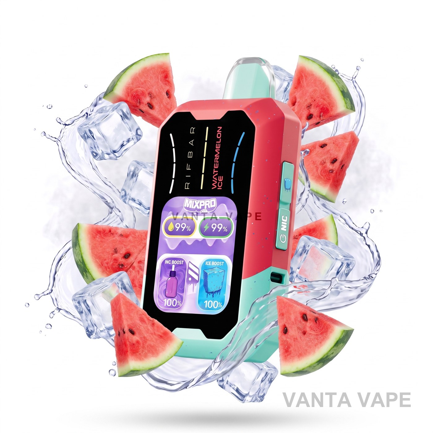 WATERMELON ICE RIFBAR MIXPRO 40K