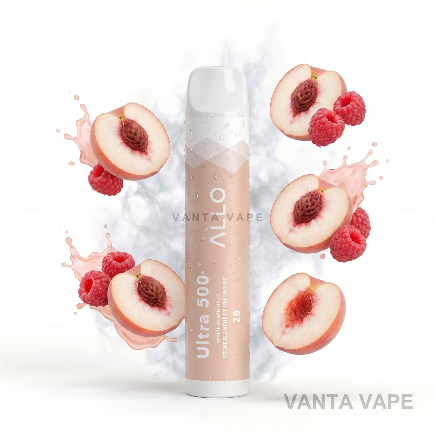 WHITE PEACH RAZZ ALLO ULTRA 500