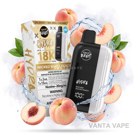 WICKED WHITE PEACH FLAVOUR BEAST HYDRA